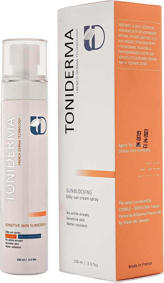 TONIDERMA Sunscreen Spray SPF50+ ( تونيديرما بخاخ واقي من الشمس بمعامل حماية SPF50+ )